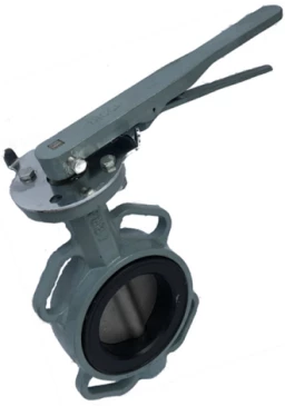 Затвор дисковый поворотный ABRA Ду300 Ру16 BUV-VF863D, межфланцевый, корпус - чугун, диск - нержавеющая сталь, рукоятка, NBR в Ростове-на-Дону
