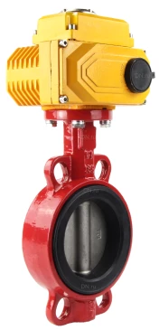 Затвор дисковый поворотный ABRA Ду200 Ру10/16 BUV-VF866D, межфланцевый, корпус - чугун, диск - нержавеющая сталь, с электроприводом, EPDM в Ростове-на-Дону